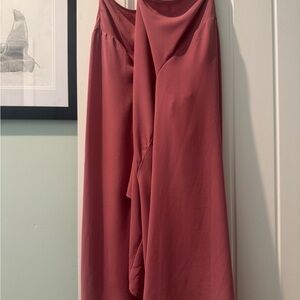 Lush Women's Wide Leg Jumpsuit in Dusty Rose
